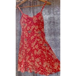 Free People floral fit-and-flare dress, size 4